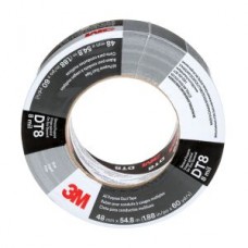 3M™ All Purpose Duct Tape,  DT8,  silver,  1 89/100 in x 179 79/100 ft (48 mm x 54.8 m),  8 mil,  24 rolls per case