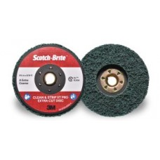 Scotch-Brite™ Clean and Strip XT Pro Extra Cut Disc, TN, A XCS, Quick Change, 4 1/2 in x 5/8 in, 10 per box, cost per disc