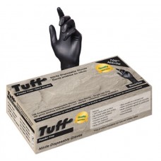 TUFF Glove Nitrile Powder Free Black 4.5 mil,  X-Large 100/box,  cost per box