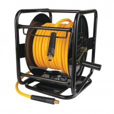 Manual Hose Reel  with Polyreel/Easyflex 1/4x100'x1/4(M)NPT, cost per each