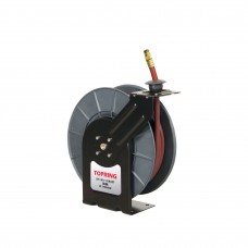 Topring 79.805 Flexreel with Flexhybrid PVC/Rubber air hose, Flex Hybrid 3/8x50'x1/4(M)NPT