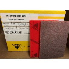 SIAFAST SOFT PAD 3X4-3/8 (75MMX110MM)  FINE,  YELLOW,  50 PER CASE,  COST PER PAD