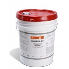 HELMIBOND 842, White Carpentry Glue, applications including GENERAL ASSEMBLY, COLD PRESS LAMINATINGAND  WHITE, 18.90 L (5 GAL) PLASTIC PAIL, COST PER PAIL
