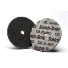 Scotch-Brite™ EXL Unitized Wheel,  8 in x 1 in x 5/8 in 2A MED,  2 per case,  cost per wheel