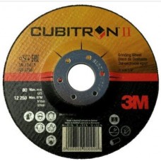 3M™ Cubitron™ II Depressed Center Grinding Wheel,  64316,  T27,  black,  9 in x 1/4 in x 7/8 in (22.86 cm x 6.35 mm)