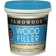 FAMOWOOD SURF PUTTY GOLDEN OAK,  1/4 PINT,  cost each