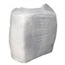 Premium Balbriggan White Wipers,  25 lb per bag,  cost per bag