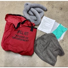 Spill Kit including aborbent pads,  SOC,  Nitrile gloves,  Disposal Bag,  cost per bag