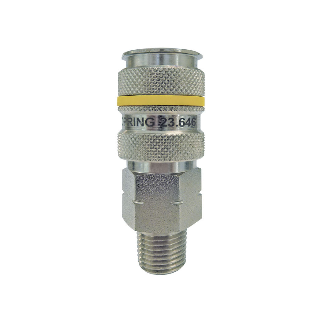 Coupler QUIKSILVER 1/4(M)NPT -ARO 210