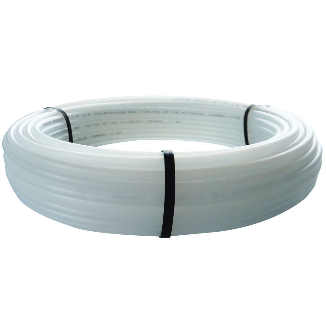 Topring Polyethylene Tubing, 1/2 in OD, 100ft , #34.150
